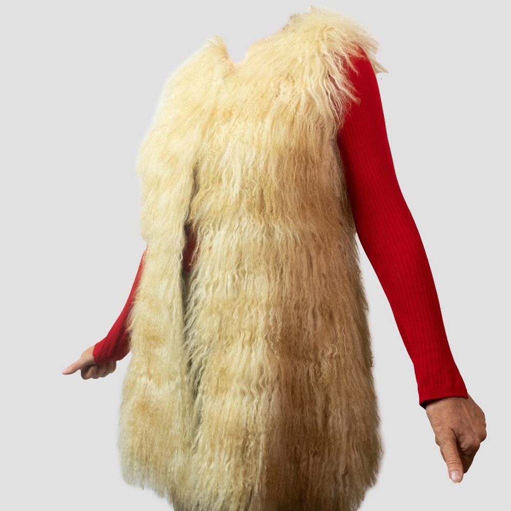 Virtuale Mongolian Fur Vest
